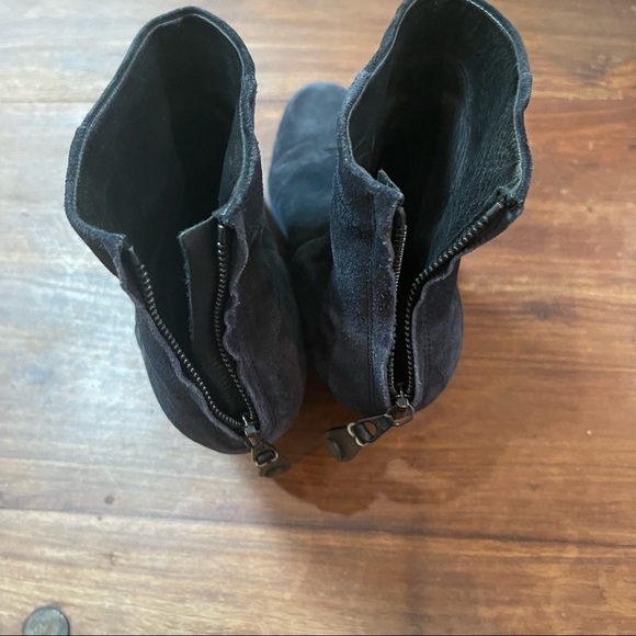 Rag & Bone Blue Suede Bootie 38.5 / 8.5 US - Picture 4 of 13
